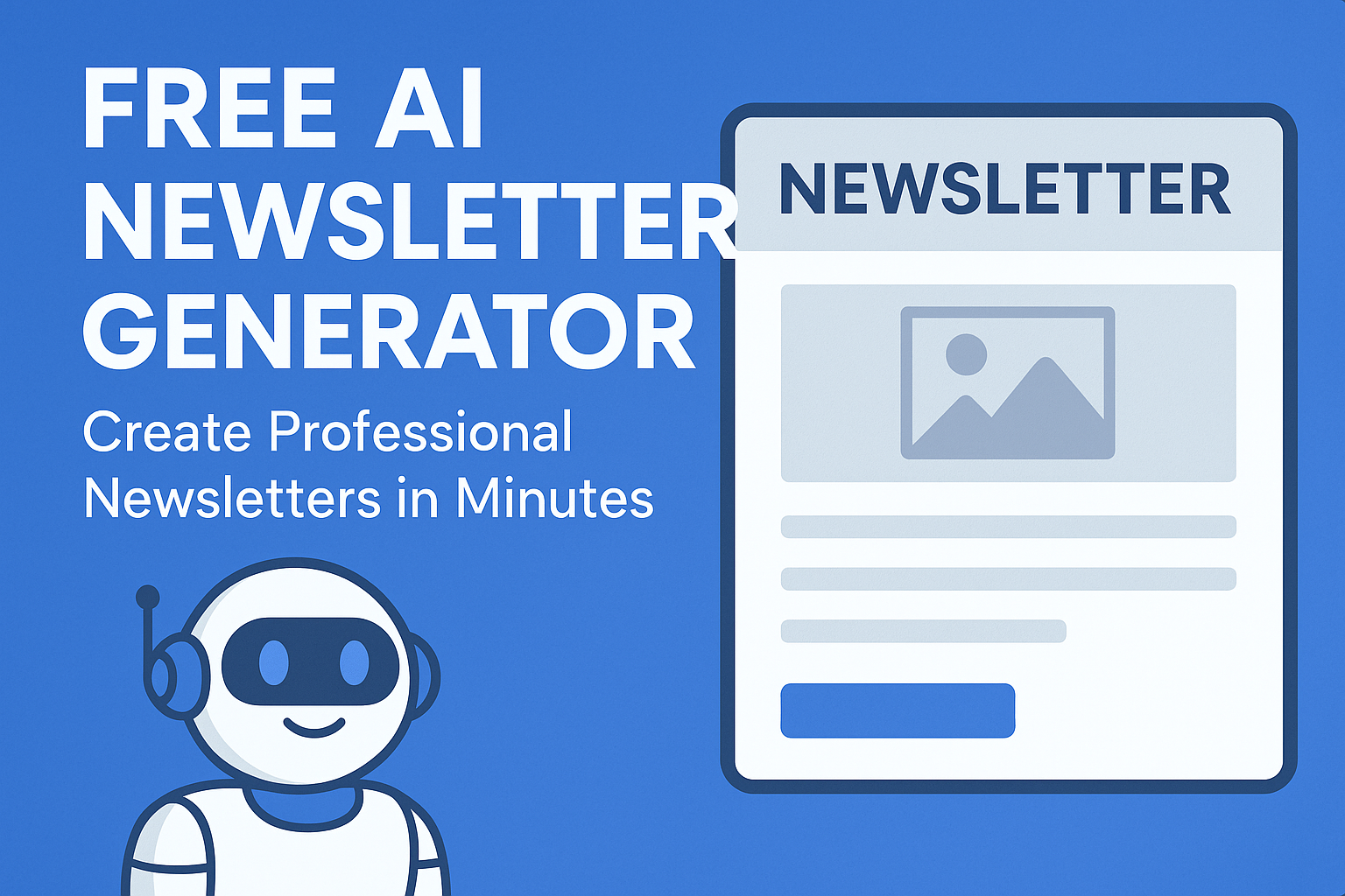 Free AI Newsletter Generator - Create Professional Newsletters in Minutes
